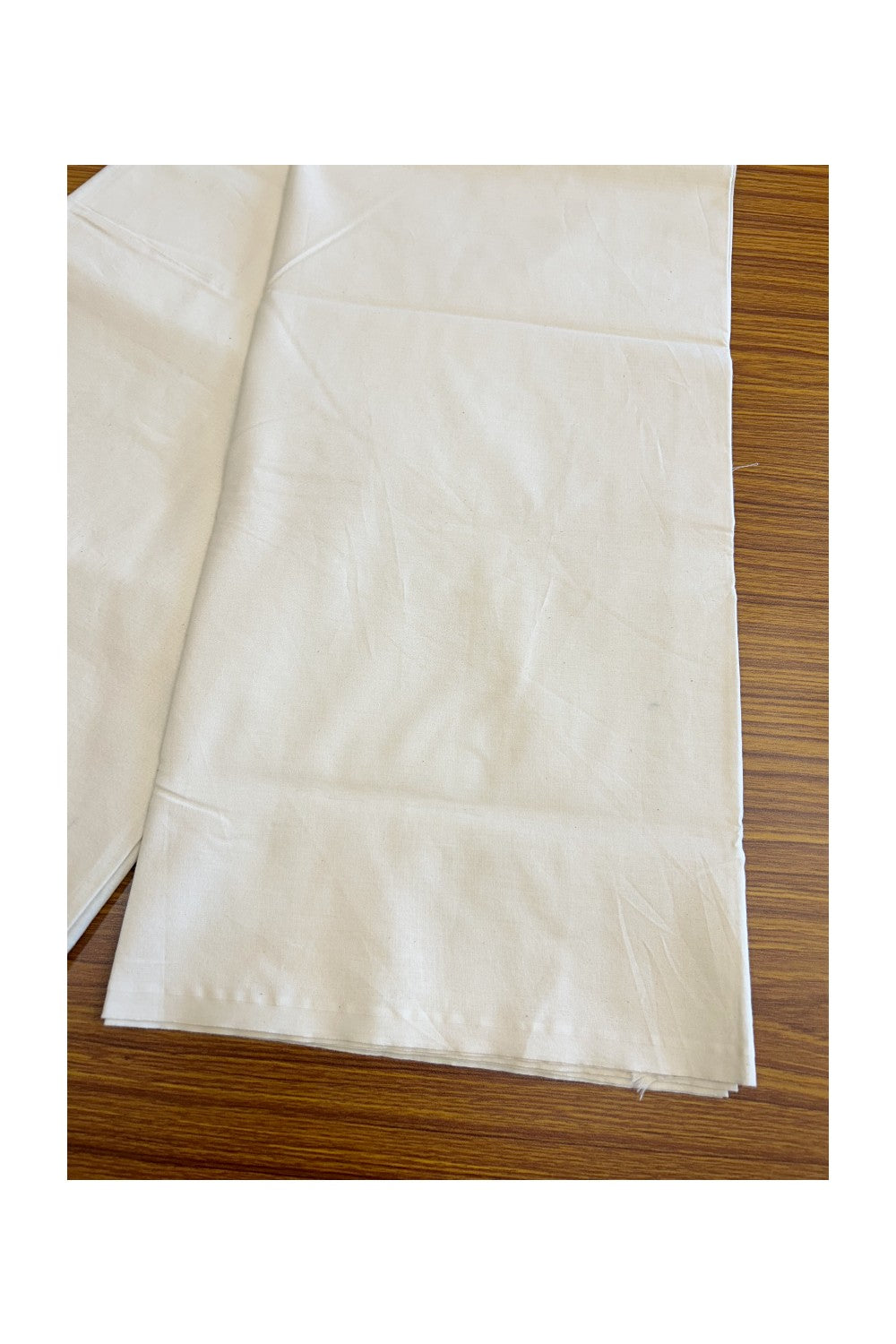 19% OFFER! PARMAS DHOTI KaithariKada Balaramapuram 100% Cotton Single Off white - (Unbleached) - Mundu/Dhoti-100x100 - 12KK5055ASH