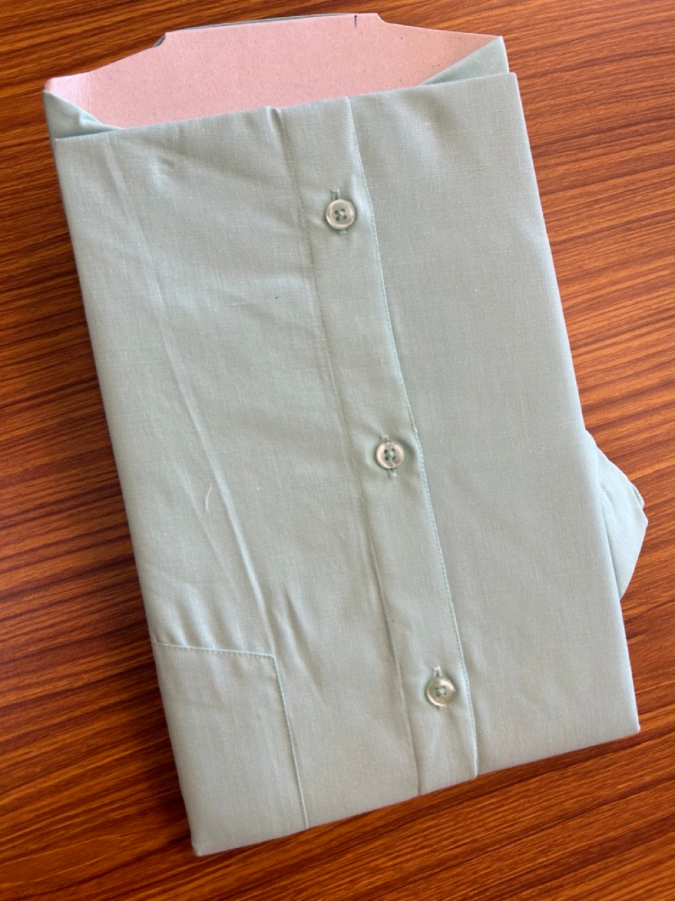 10% Discount ! NEW !! Kaitharikada - 100% Pure Cotton  LIGHT GREEN COLOUR SARATHI The Authentic Quality Clothing HALF Sleeve shirt.- 21KK6015SAR