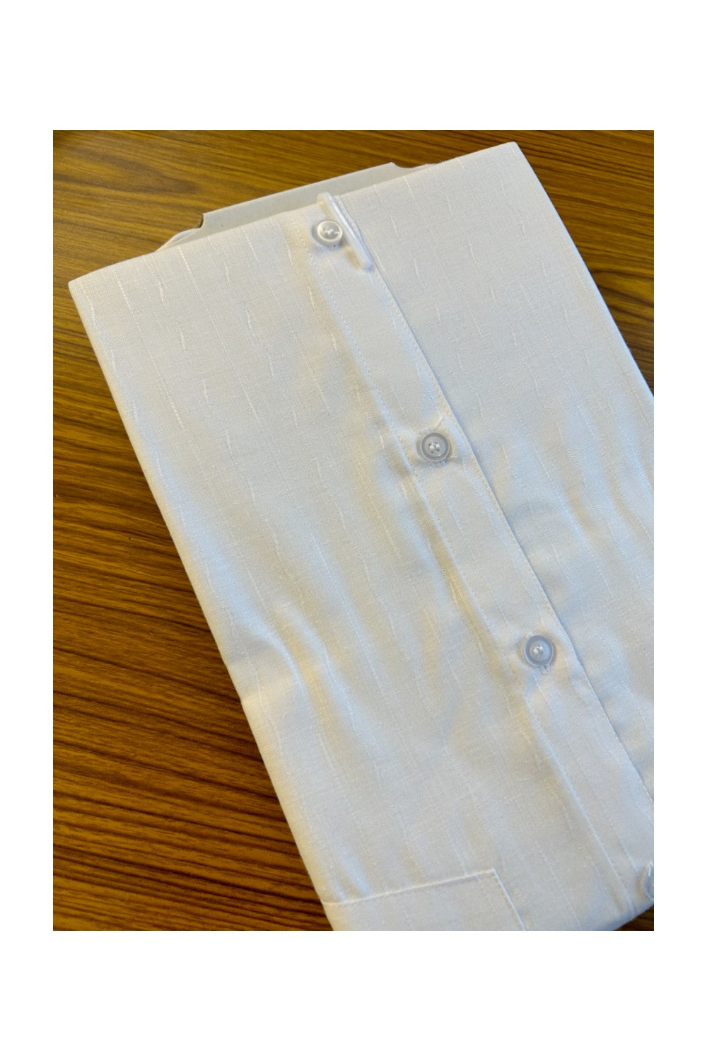 NEW!! Kaitharikada- 100% Cotton PURE WHITE Striped Authentic Full Sleeve shirt -2KKJAUTH.