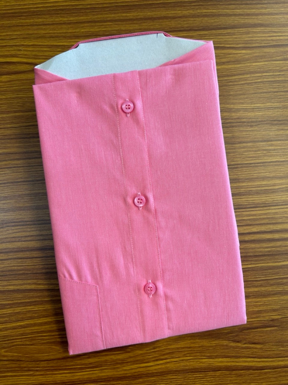 10% Discount ! NEW !! Kaitharikada - 100% Pure Cotton  ROSE COLOUR SARATHI The Authentic Quality Clothing HALF Sleeve shirt.- 24KK6015SAR