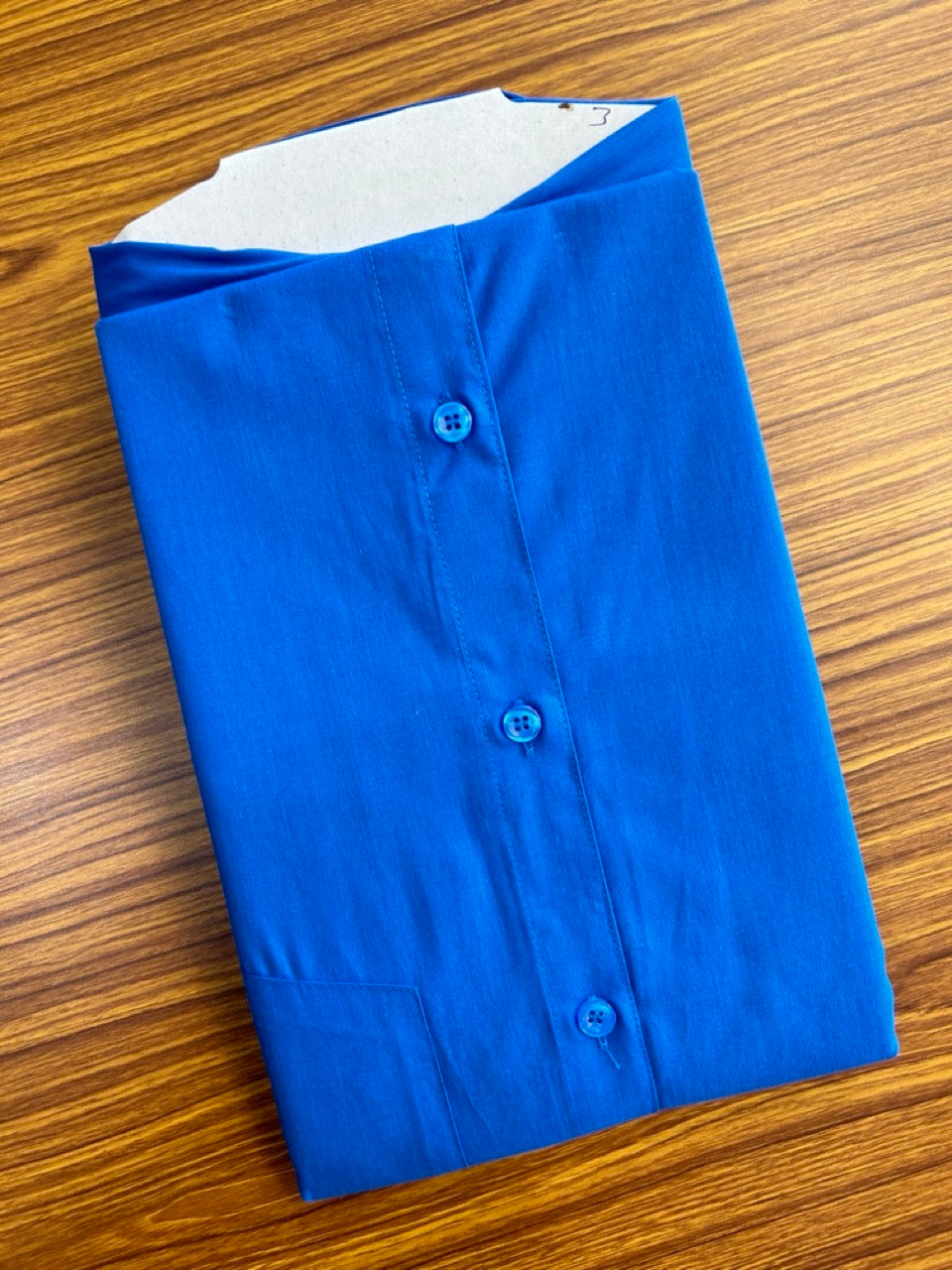 10% Discount ! NEW !! Kaitharikada - 100% Pure Cotton  DARK ROYAL  BLUE COLOUR SARATHI The Authentic Quality Clothing HALF Sleeve shirt.- 27KK6015SAR