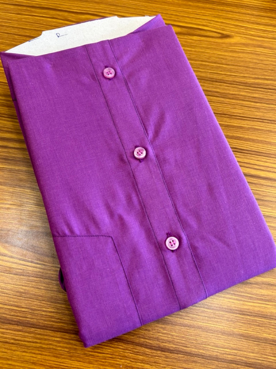 10%DISCOUNT!  NEW !! Kaitharikada-  Cotton Sarathi  SHADED PURPLE HALF Sleeve Shirt.- KK6014SAR