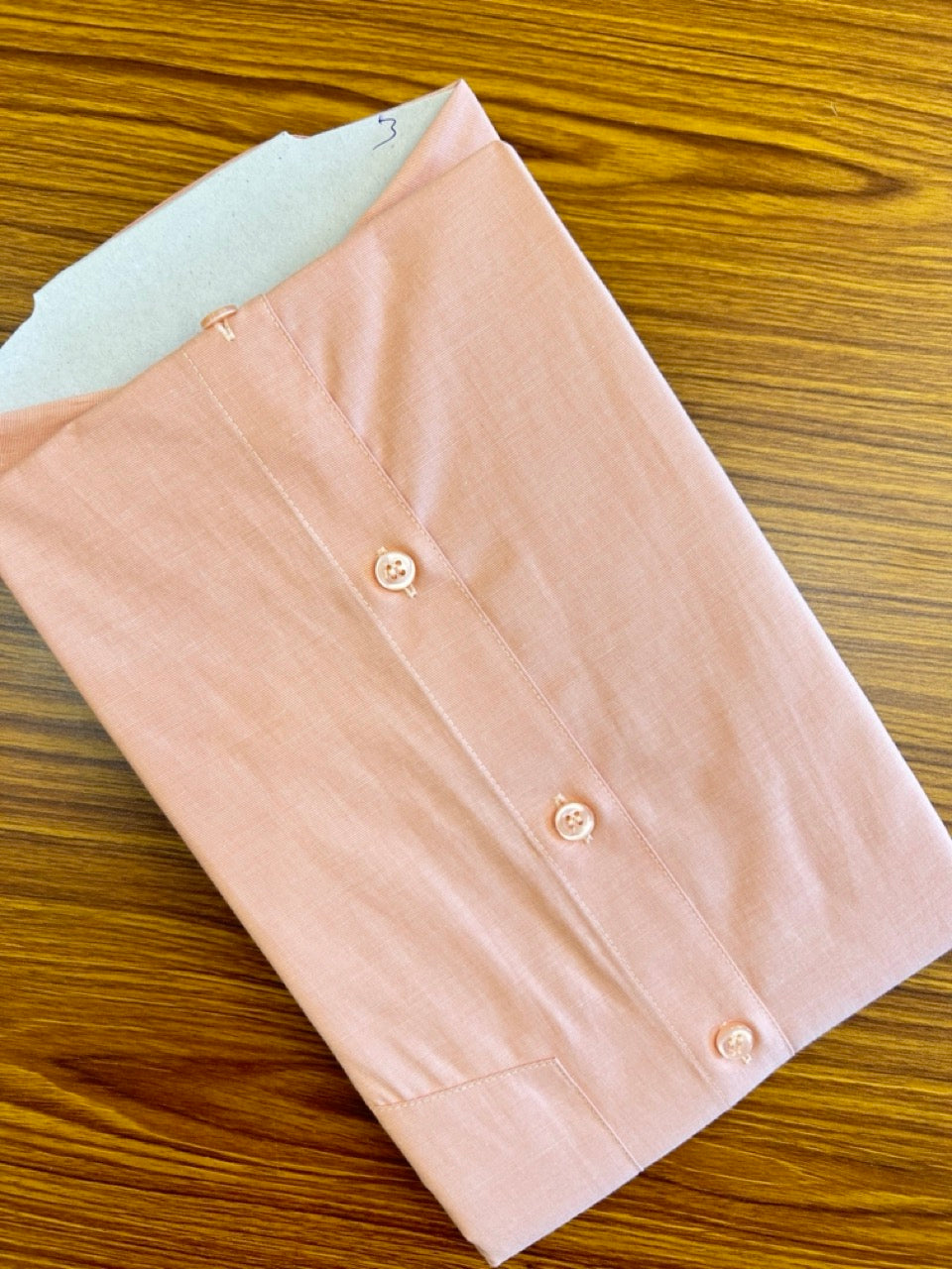 10% Discount ! NEW !! Kaitharikada - 100% Pure Cotton PESTAL PEACH COLOUR SARATHI The Authentic Quality Clothing  HALF Sleeve shirt.- 6KK6015SAR