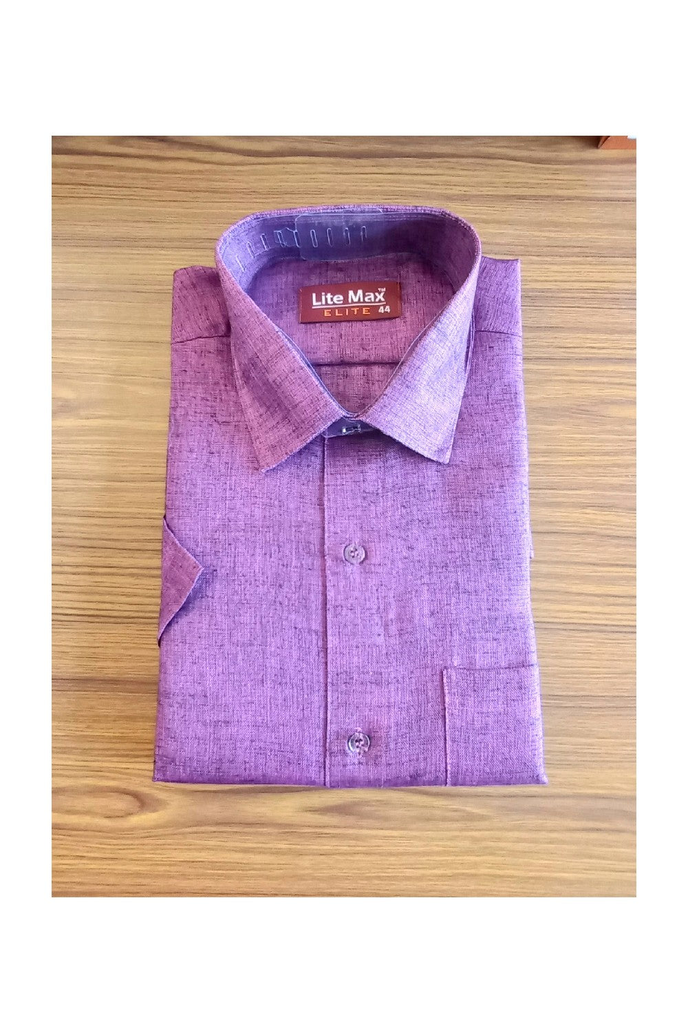 Kaitharikada- 100%  Cotton  PURPLE  ELITE HALF Sleeve-16.