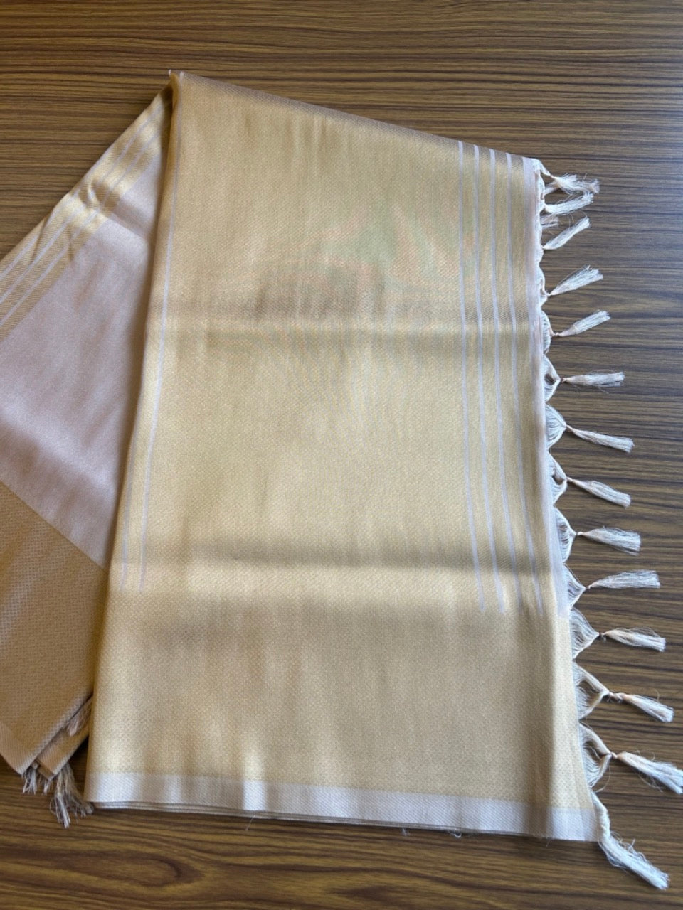 Kaitharikada Traditional Kerala Saree - Kasav Tissue - 14 inch Kasavu Kara - 2KK1000KAN