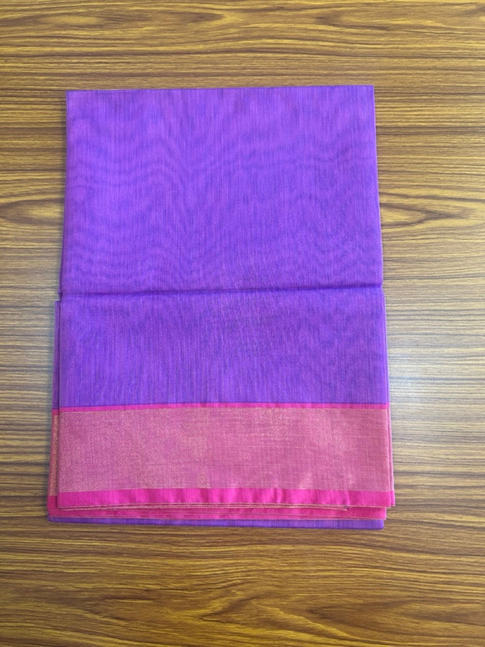 Discount ! Kaitharikada Traditional Kerala Style - COTTON SILK Churidar Suit Material - Royal Blue ,Purple & Pink kasav Design - 6KK4003KHA