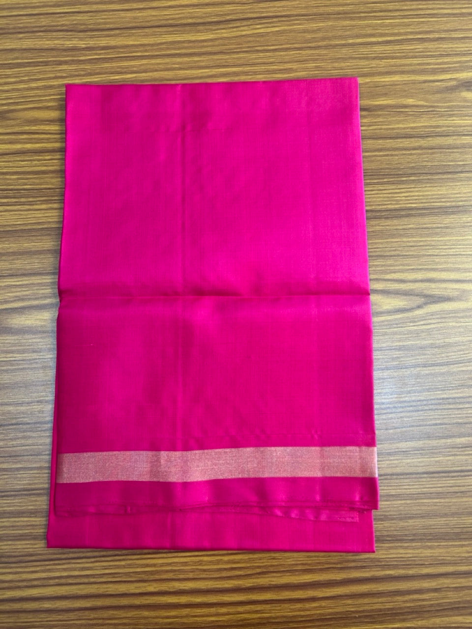 Kaitharikada Traditional Kerala Style - PURE SILK Churidar Suit Material - Sap Green & Magenta kasav Design - 12KK4003KHA