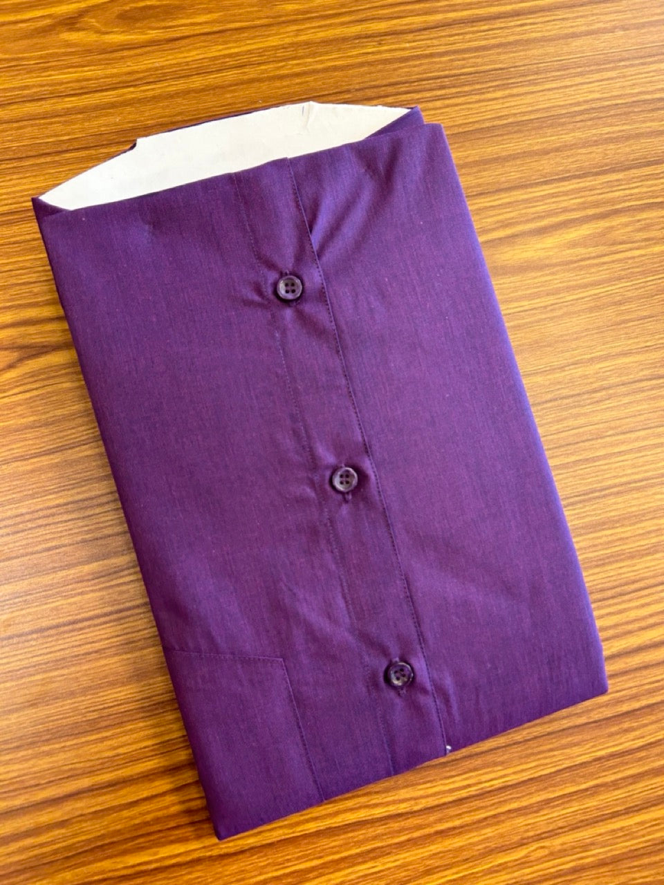 10% Discount ! NEW !! Kaitharikada - 100% Pure Cotton DARK PURPLE COLOUR SARATHI The Authentic Quality Clothing FULL Sleeve shirt.- 1KK6016SAR