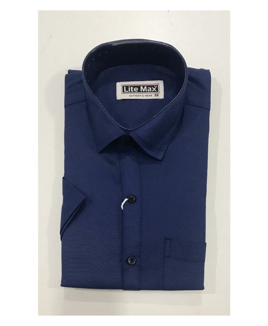 NEW !! Kaitharikada- 100% COTTON NAVY BLUE LITE MAX ,AUTHENTIC WEAR  HALF  Sleeve-18.