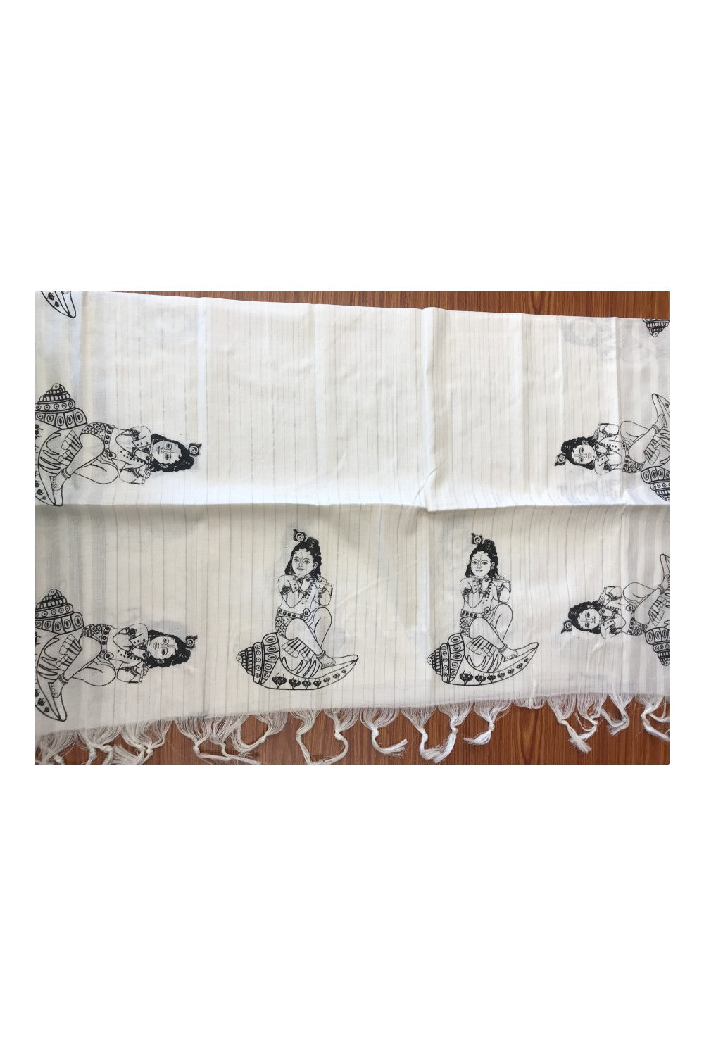 Avanika Collection's Attractive Pure Cotton Mural Work Churidhar Set  Material | Kerala Traditional Unstitched Churidar Set